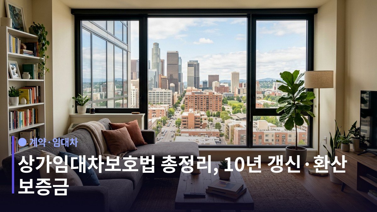 상가임대차보호법 - 환산보증금: 내 계약이 전면 적용 대상일까