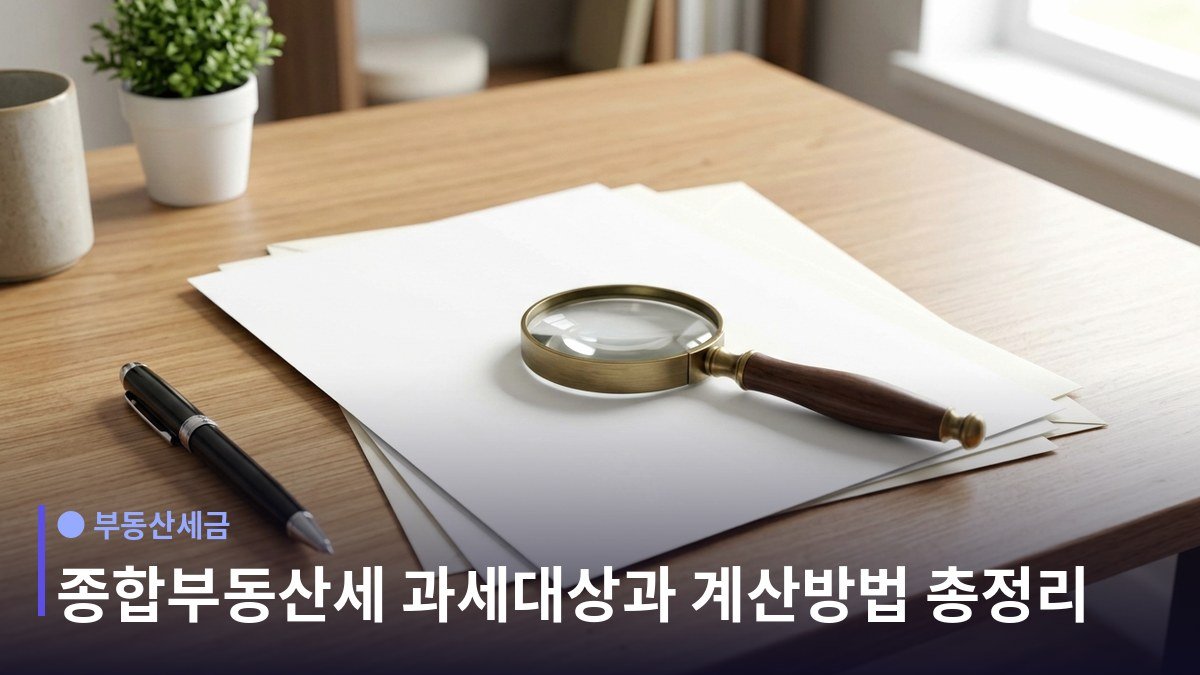 종합부동산세 과세대상과 계산방법 - 과세대상과 공제금액