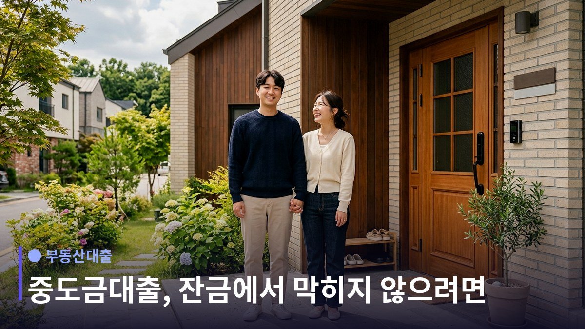 중도금대출 - 중도금대출은 어떻게 실행되나