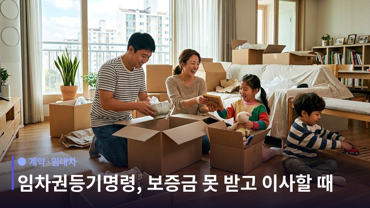 임차권등기명령 - 누가 신청할 수 있나