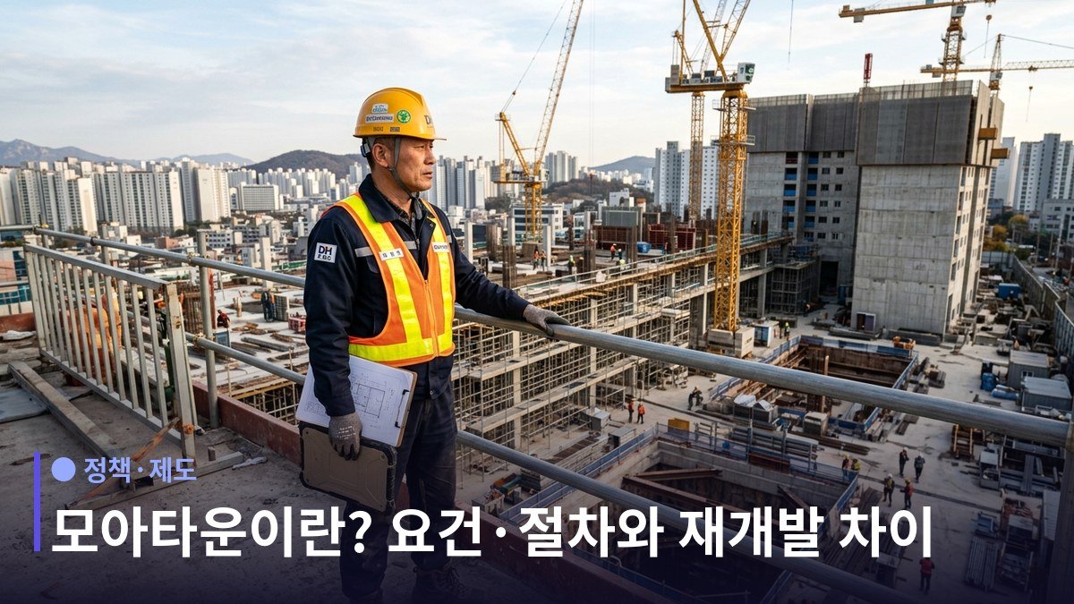 모아타운 - 재개발과 무엇이 다른가