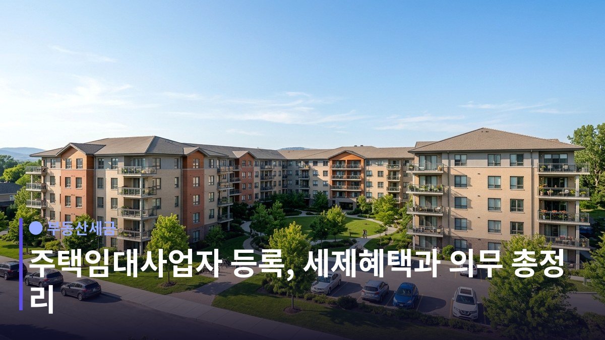 주택임대사업자 - 세제혜택: 무엇이 얼마나 줄어드나