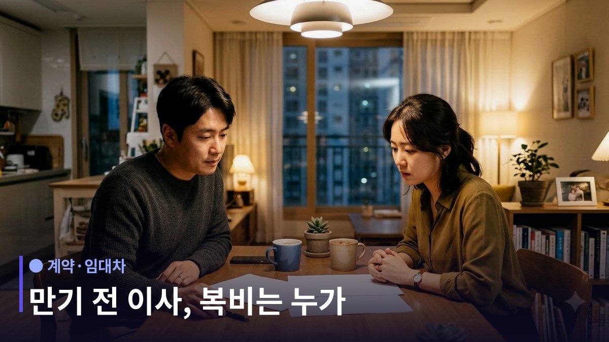 전세 계약 중도해지 위약금 - 최초 계약 기간 중이라면