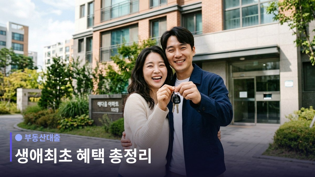 생애최초 혜택 - 생애최초는 대출 하나가 아니라 세 갈래다