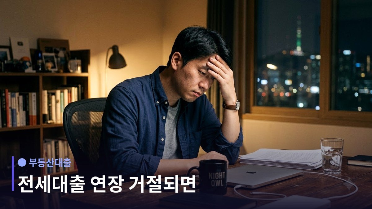 전세대출 갱신 거절 - 왜 거절되나