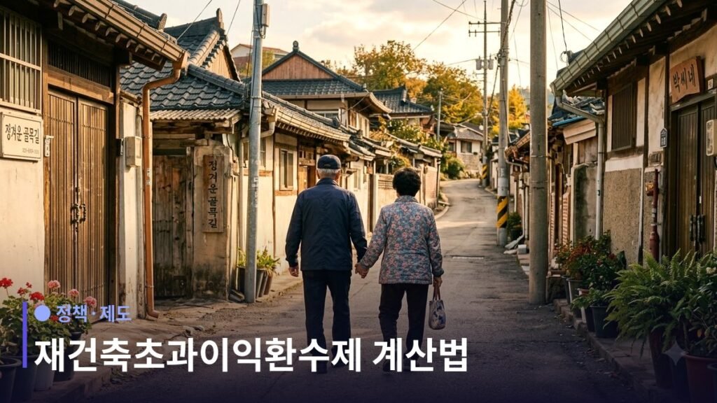 재건축초과이익환수제 - 오래된 골목의 노부부