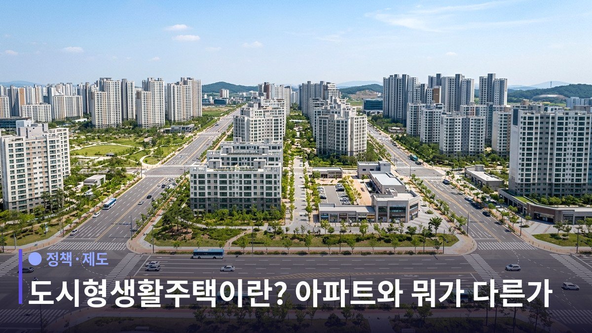 도시형생활주택 - 세 가지 유형