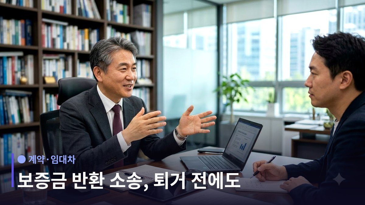 보증금 반환 소송 - 소송 전에 할 수 있는 두 가지