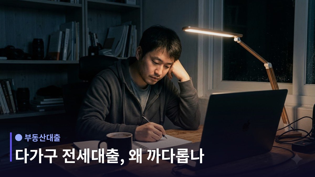 다가구주택 전세자금대출 - 그래서 심사가 까다롭다