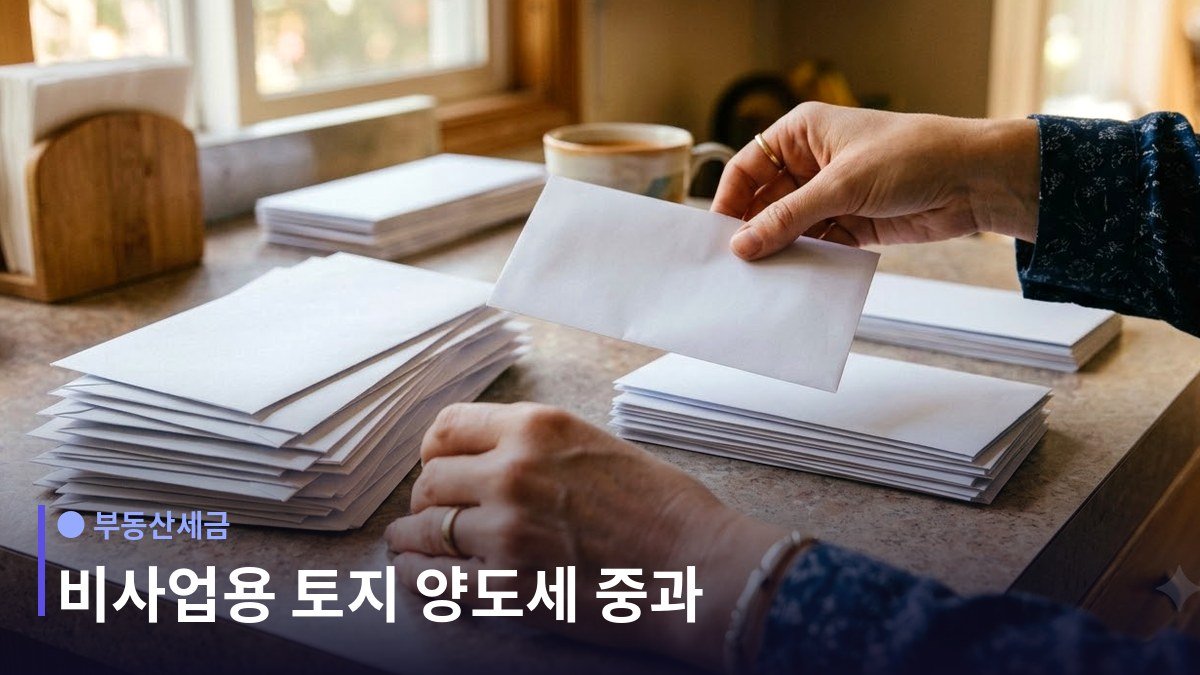 비사업용 토지 양도세 - 세율은 기본세율 + 10%p